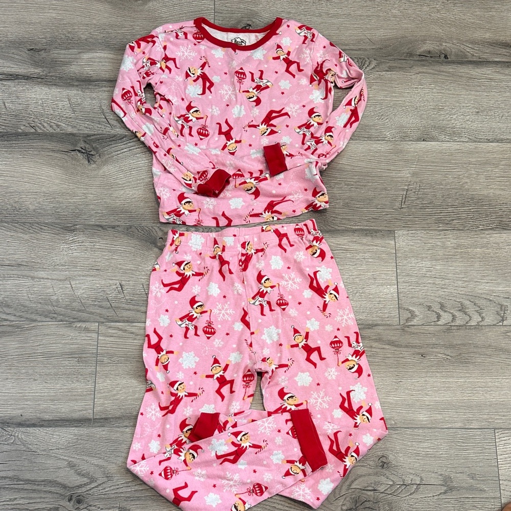 Pink Elf Kids Pajamas
